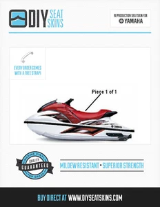 Yamaha GP 800 1200 1300 R BRIGHT RED Seat Cover Skin 00 01 02 03 04 05 06 07 * - Picture 1 of 2