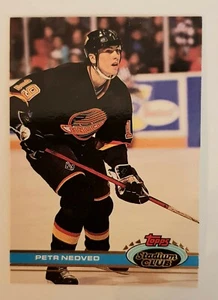 NHL Card Petr Nedved #280 Vancouver Canucks Topps 1991 Stadium Club - Bild 1 von 2