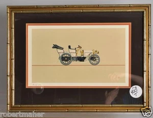 Gerahmter Druck eines Mercedes Typ 28/32 von 1902 MACHEN SIE MIR EIN ANGEBOT !!! - Bild 1 von 1