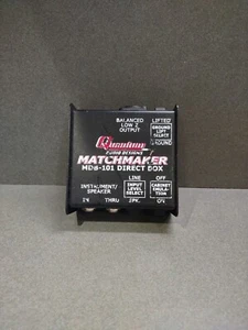 Quantum Audio MBD-101 Matchmaker Direct Box Works Great! - Picture 1 of 5