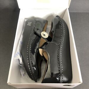 Alegria Paloma Black Womens 38 Shoes US Size 8 - 8.5 Nursing Patent NEW with Box