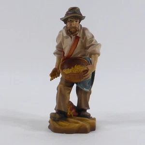 Figura de madera sembrador pintado talla de madera Edgar pesado Oberammergau 19 cm (52) - Imagen 1 de 9