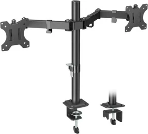 Dual Monitor Mount, Dual Monitor Stand for Two 17"-32" Flat/Curved Computer Dual - Picture 1 of 6