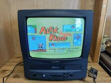Daewoo CRT TV VCR Combo Player - Retro Gaming Black GB14H1N With Remote