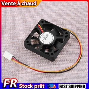 Refroidisseur d'air CPU 3 broches 12V 1/2/5/10 pièces ventilateur de carte CPU p - Afbeelding 1 van 5