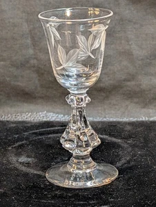 Vintage 1930's Bryce Autumn 896-5  Hand Blown Single Cordial 4" Tall - Picture 1 of 19