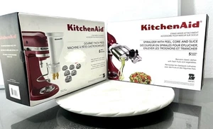 KITCHENAID Gourmet Pasta Press and Spiralizer Mixer Attachment KSMPEXTA KSM1APC - Picture 1 of 9