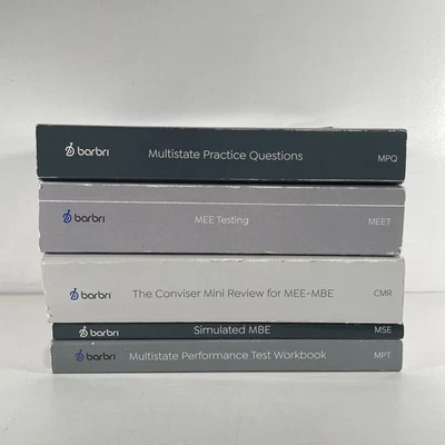 Barbri 5 Set books July 2022 February 2023 - Image 1 of 4