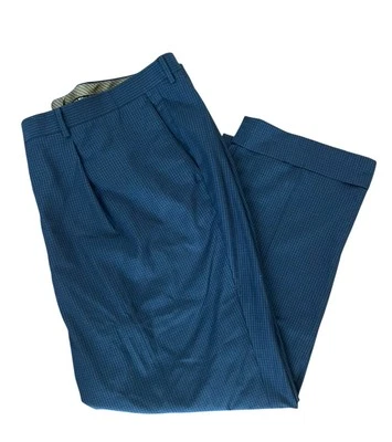 Pantalones Angelo Rossi Hombre Azul Marino Puños Talla 47 Cintura 38 Entrepierna Foto 1 de 4