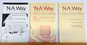 The NA Way Magazine Lot of 3 Narcotics Anonymous Feb, April & May 1989 - Picture 1 of 2