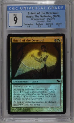 SHIELD OF THE OVERSOUL Shadowmoor Foil C CGC 9 MTG [Nostalgium] - Image 1 of 2