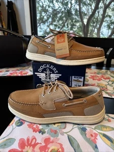 Dockers Homme Beacon Cuir Véritable Casual Classique Bateau Chaussure 10M Tan * Sans Couvercle - Photo 1/5