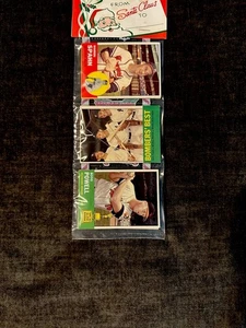 1963 TOPPS XMAS BASEBALL RACK PACK MICKEY MANTLE BOOG POWELL RC WARREN SPAHN - Picture 1 of 2