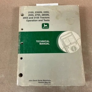 John Deere JD 2155 2355N 2555 2755 3155 TRAKTOR TECHNISCHES O&T WERKSTATTHANDBUCH TM4436 - Bild 1 von 9