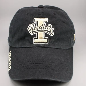 Idaho Vandals Hat Cap Black Strap Back Russell Athletic College NCAA Baseball - Picture 1 of 8