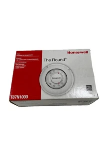 Honeywell T87N1000 The Round Non-Programmable Thermostat Heat/Cool New Open Box - Picture 1 of 7