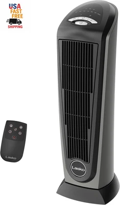 Calentador de Espacio Torre Cerámica 1500W con Control Remoto, Termostato, Temporizador y Osc Amplio Foto 1 de 4