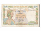 [#203344] Banknote, France, 500 Francs, 500 F 1940-1944 ''La Paix'', 1943, 1943-