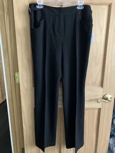 Grace Elements Women’s 12 Belted Sides Dress Pants NWT - Picture 1 of 12