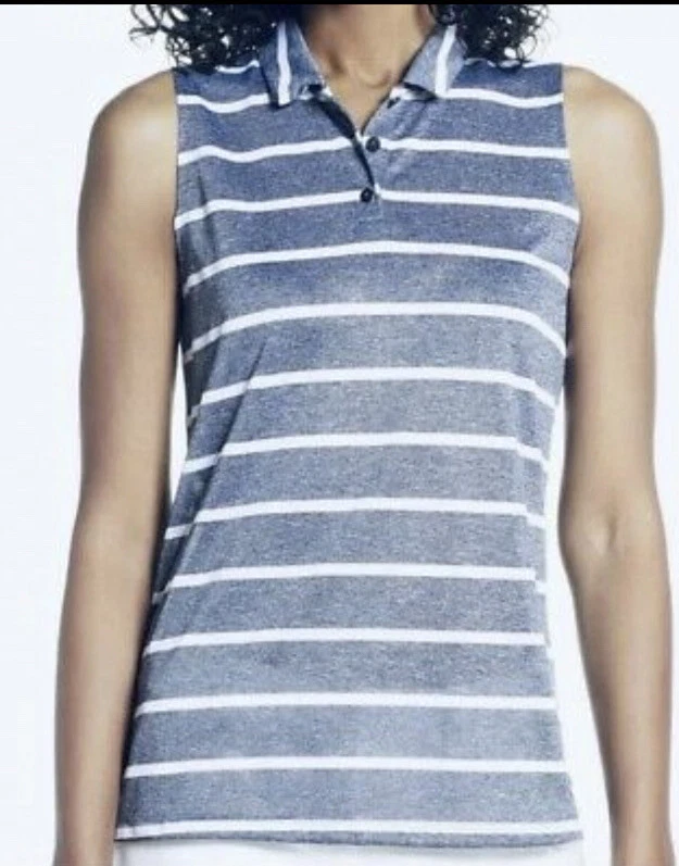 Nike Standard Fit Sleeveless Golf Shirt Sz M (CI9809-492) Retail