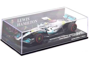 Minichamps 1:43 Scale Mercedes AMG Petronas F1 Lewis Hamilton W13 Bahrain 2022 - Picture 1 of 1