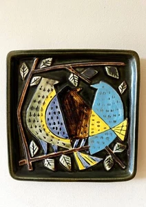 Mid Century Swedish Harlekin Wall Plaque by Lisa Larson Gustavsberg Retro - Picture 1 of 8