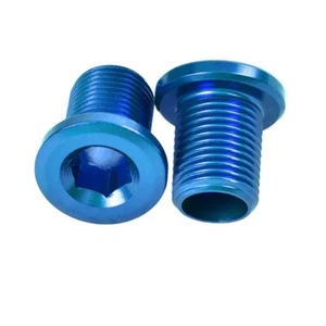 M8x10mm Chainring Bolt Set of 4 Units by Wheels Manufacturing - Colour Teal - Picture 1 of 1