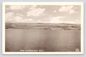 RPPC Soap Lake Panorama Grant County Washington WA Ellis Vintage Photo Postcard - Picture 1 of 2