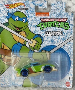 Nuevos autos de personajes Teenage Mutant Ninja Turtle Leonardo Mattel Hot Wheels - Imagen 1 de 15
