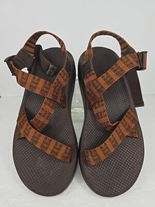 Chaco Size 11M Men’s Brown And Orange Braid Adjustable Comfort Sport Sandals - Picture 1 of 12