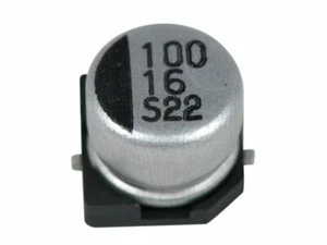 10 or 20pc x  100uF / 16V SMT/SMD Electrolytic Capacitor in Case C. UK Seller. - Picture 1 of 1