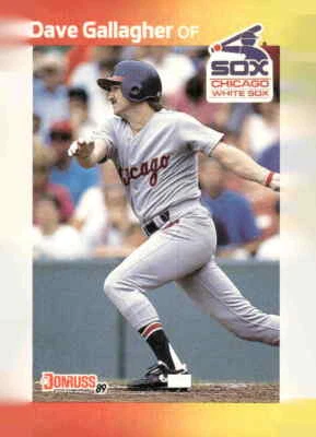 1989 Donruss #384d Dave Gallagher - Image 1 of 2