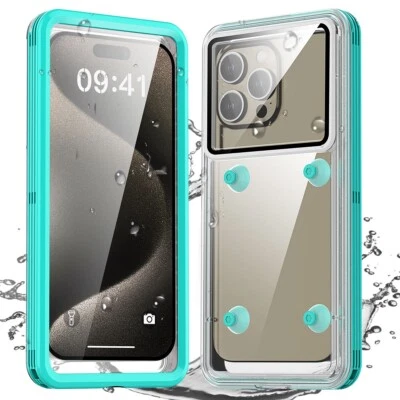 Waterproof Case Cover for iPhone 16 15 14 13 12 Pro Max Galaxy S25 S24 S23 Ultra - Image 1 of 4