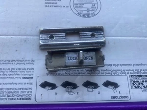 1958 Mercury Interior Door Lock Lever Switch Chrome Bezel Escutcheon #3 - Picture 1 of 3