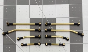 SCX24 High Clearance Links Brass Lowers & Uppers Deadbolt Betty Axial Metal Ball - Picture 1 of 12