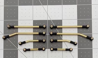 SCX24 High Clearance Links Brass Lowers & Uppers Deadbolt Betty Axial Metal Ball - Image 1 of 4