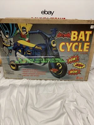 Vintage 1976 Império Batman Batcycle Original Caixa Selada de Fábrica Meninos e Meninas - Imagem 1 de 4