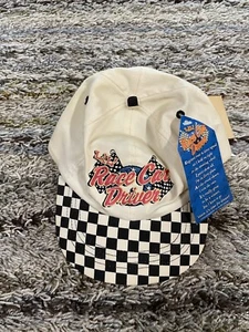 Vintage Lil’ Race Car Driver Hat Cap Kids In Command Laid Back Adjustable - Picture 1 of 6