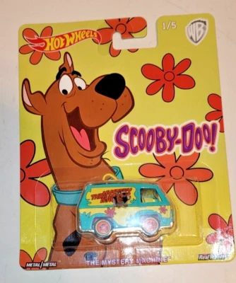 Mattel Hot Wheels Scooby Doo Mystery Machine Real Riders 2017 1/5 metal/metal Foto 1 de 4