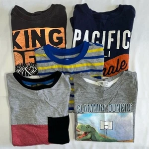 Bundle of 6 boys short-sleeved shirts Size 5 - Picture 1 of 14