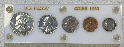 1952 choice uncirculated Proof Set Cover