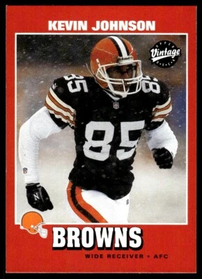 2001 Upper Deck Vintage Kevin Johnson Cleveland Browns #40 - Image 1 of 2