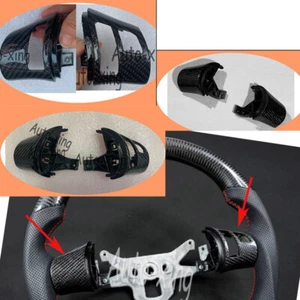 Reemplazos de moldura de volante 2006-2013 cubierta C6 Corvette fibra de carbono real - Imagen 1 de 10