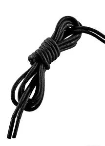 ShoeLaces Round 2.5mm thin waxed Dress shoe laces, Formal Shoes,Brogues, oxford - Picture 1 of 36