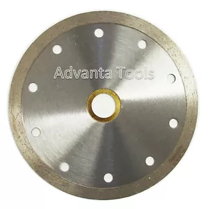 5” Continuous Rim Diamond Saw Blade for Tile Masonry - 7/8"-5/8" Arbor - Picture 1 of 2