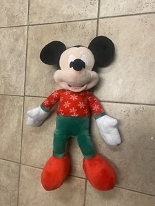 Peluche natalizio Disney Topolino SPEDIZIONE GRATUITA (buone condizioni) 24’ In - Foto 1 di 3
