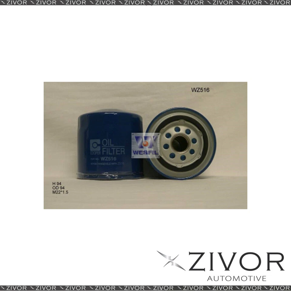 COOPER Oil Filter For Ford Taurus 3.0L V6 03/96-1998 - WZ516  *By Zivor* - image 1 of 1