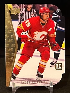 2023-24 ponte superiore hockey serie 1 RC rookie oro Jakob pellettier #RDT-1 fiamme - Foto 1 di 2