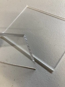 10 Pack! 4x6” clear acrylic blank 1/4” Thick - Picture 1 of 2