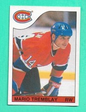 (1) MARIO TREMBLAY  1985-86 O-PEE-CHEE # 245  CANADIENS VG  CARD (H7928)